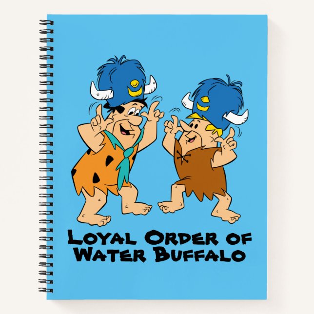 The Flintstones | Fred & Barney Water Buffaloes Notebook (Front)