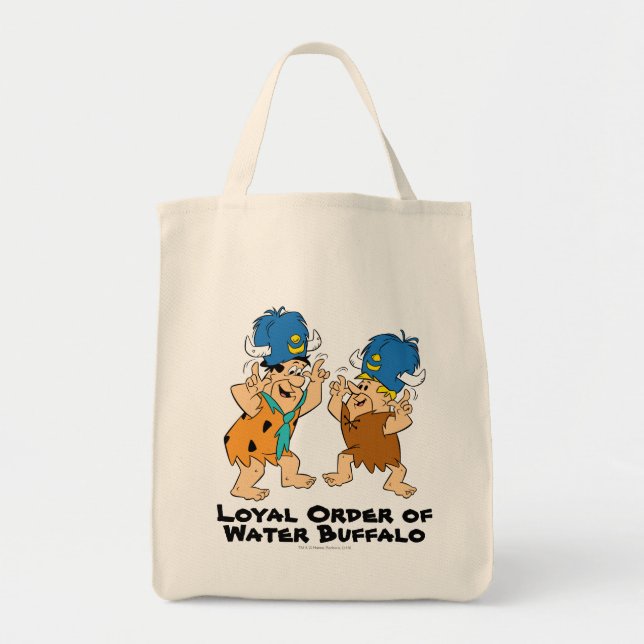 The Flintstones | Fred & Barney Water Buffaloes Tote Bag (Front)
