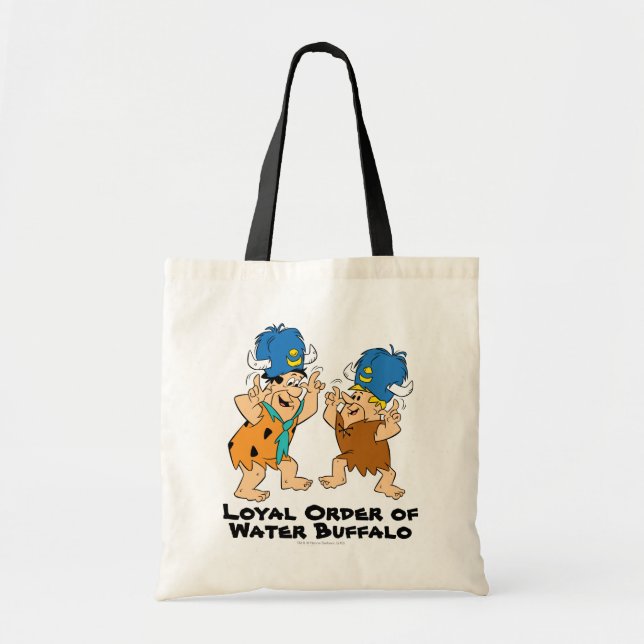 The Flintstones | Fred & Barney Water Buffaloes Tote Bag (Front)