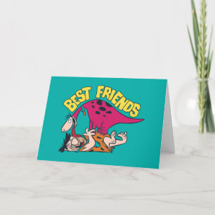 The Flintstones   Fred & Dino - Best Friends Card