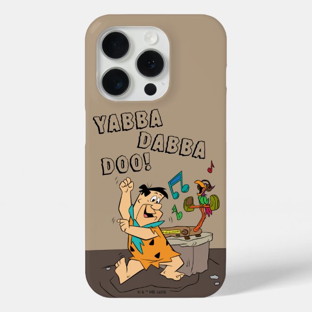 The Flintstones | Fred Flintstone Dancing Case-Mate iPhone Case (Back)