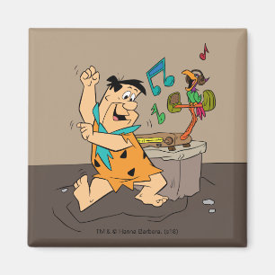 The Flintstones   Fred Flintstone Dancing Magnet