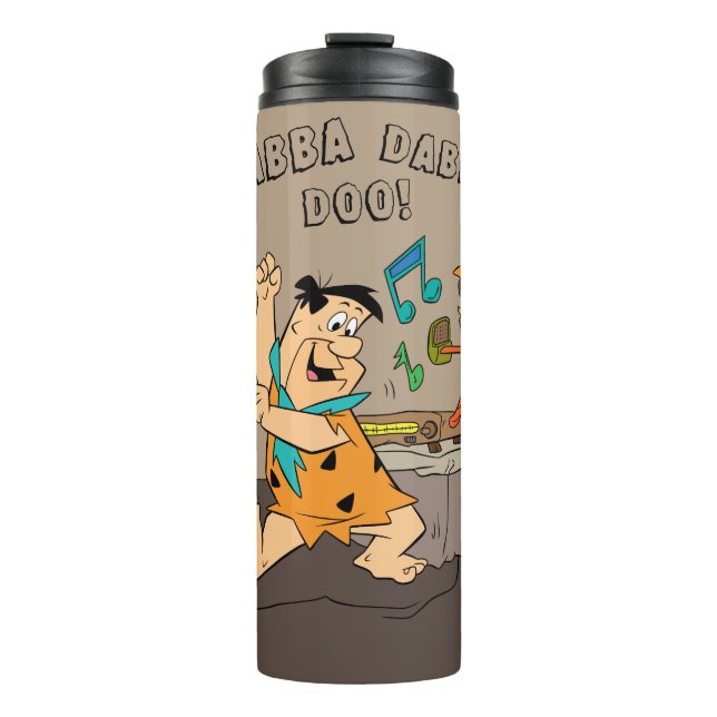 The Flintstones | Fred Flintstone Dancing Thermal Tumbler (Front)