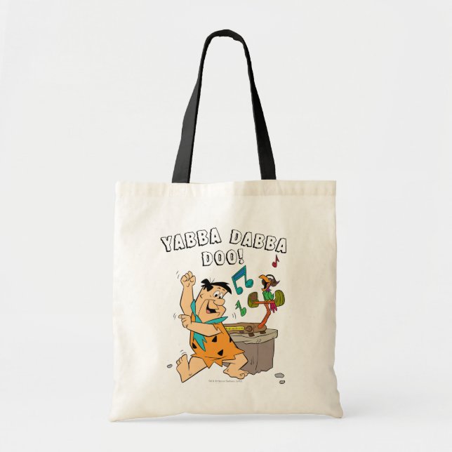 The Flintstones | Fred Flintstone Dancing Tote Bag (Front)