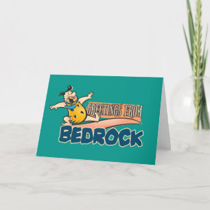 The Flintstones Fred - Greetings From Bedrock Card