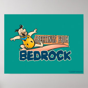 The Flintstones   Fred - Greetings From Bedrock Poster