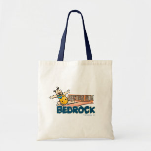 The Flintstones   Fred - Greetings From Bedrock Tote Bag