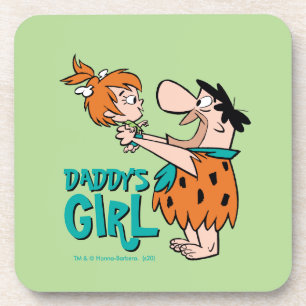 The Flintstones   Fred & Pebbles - Daddy's Girl Coaster