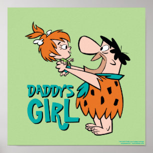 The Flintstones   Fred & Pebbles - Daddy's Girl Poster