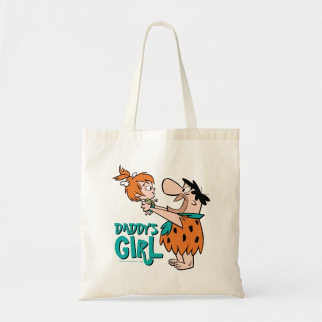 The Flintstones | Fred & Pebbles - Daddy's Girl Tote Bag (Front)