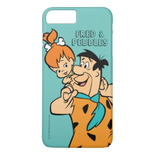 The Flintstones   Fred & Pebbles Flintstone iPhone 8 Plus/7 Plus Case
