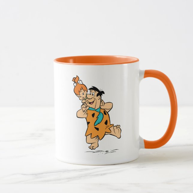 The Flintstones | Fred & Pebbles Flintstone Mug (Right)