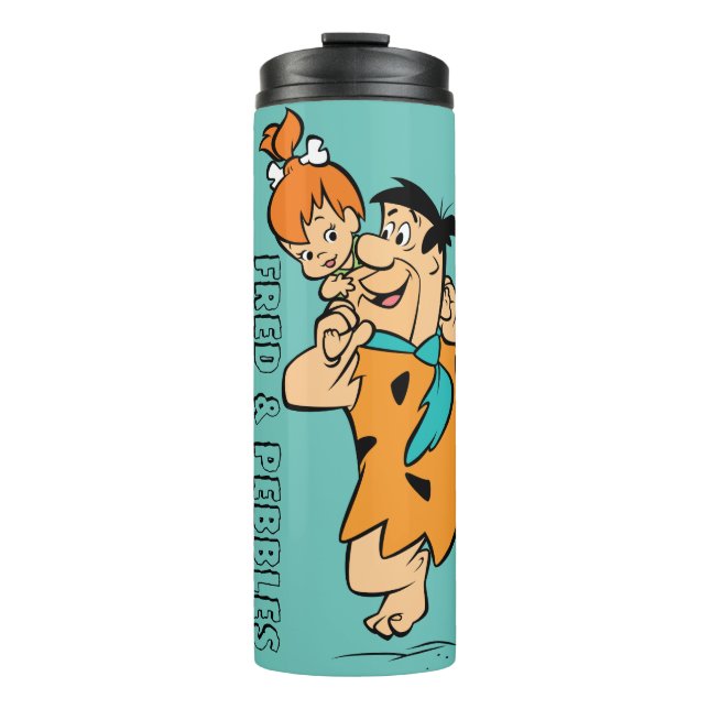 The Flintstones | Fred & Pebbles Flintstone Thermal Tumbler (Front)