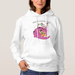 The Flintstones   Fred Sliding Down Tail Hoodie