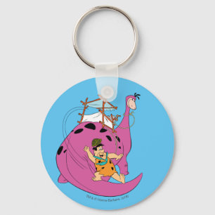 The Flintstones   Fred Sliding Down Tail Key Ring