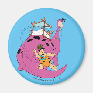 The Flintstones   Fred Sliding Down Tail Magnet