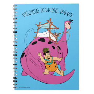 The Flintstones   Fred Sliding Down Tail Notebook