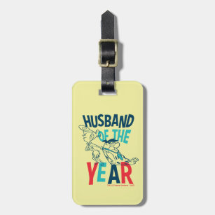 The Flintstones   Husband of the Year Luggage Tag