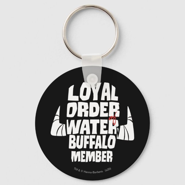 The Flintstones | Loyal Order Water Buffalo Member Key Ring (Front)