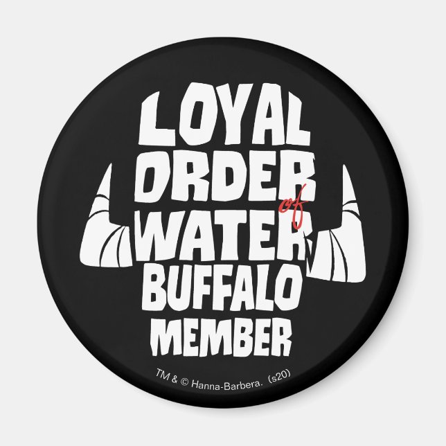 The Flintstones | Loyal Order Water Buffalo Member Magnet (Front)