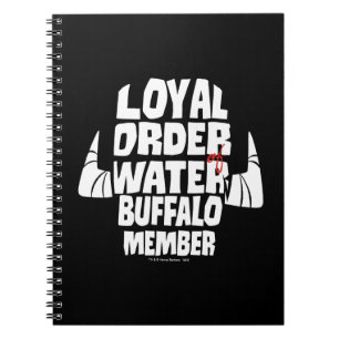 The Flintstones Loyal Order Water Buffalo Member Notebook