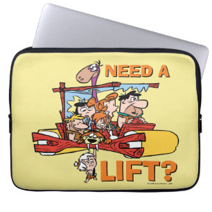 The Flintstones   Need A Lift? Laptop Sleeve