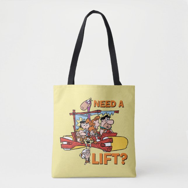 The Flintstones | Need A Lift? Tote Bag (Front)