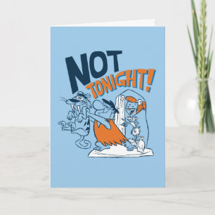 The Flintstones   Not Tonight! Card