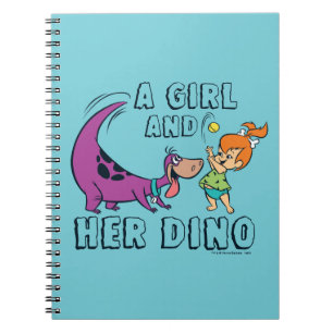 The Flintstones Pebbles & Dino Play Ball Notebook