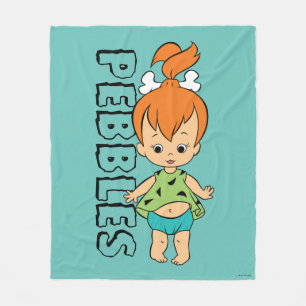 The Flintstones   Pebbles Flintstone Fleece Blanket