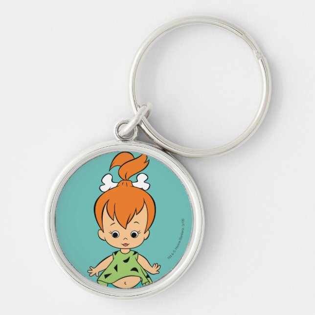 The Flintstones | Pebbles Flintstone Key Ring (Front)