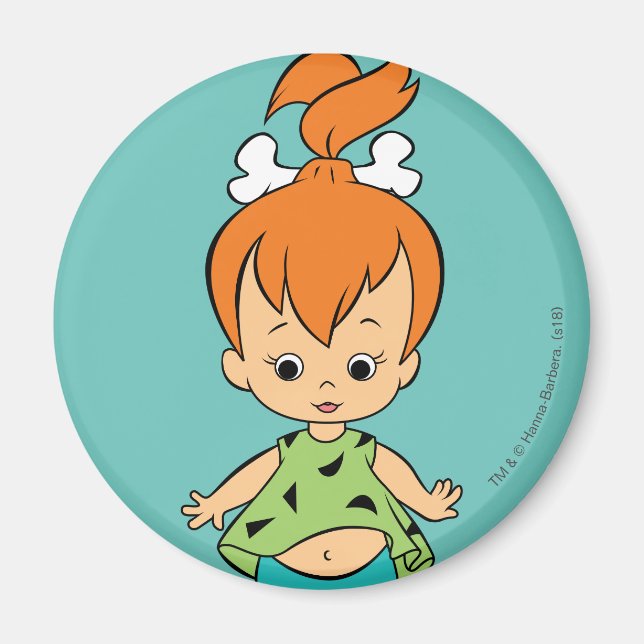 The Flintstones | Pebbles Flintstone Magnet (Front)