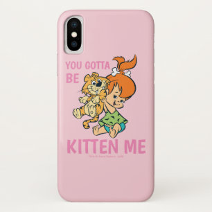 The Flintstones   Pebbles & Her Tiger iPhone X Case