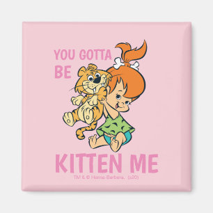 The Flintstones   Pebbles & Her Tiger Magnet