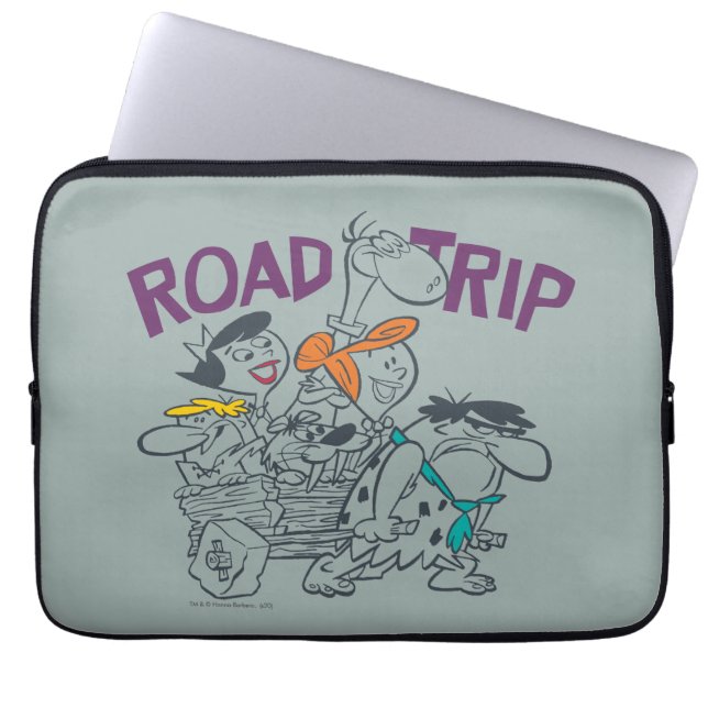The Flintstones | Road Trip Laptop Sleeve (Front)