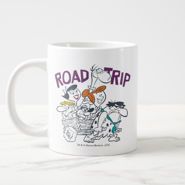 The Flintstones | Road Trip Large Coffee Mug (Left)