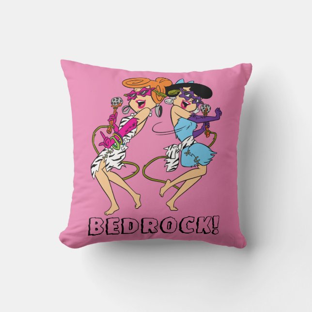 The Flintstones | Wilma & Betty Rock Stars Cushion (Front)