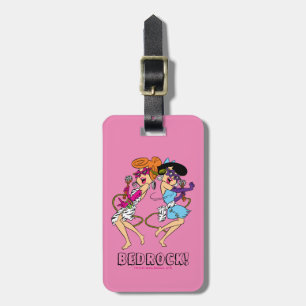 The Flintstones   Wilma & Betty Rock Stars Luggage Tag