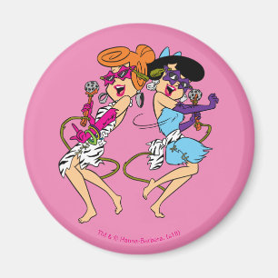 The Flintstones   Wilma & Betty Rock Stars Magnet