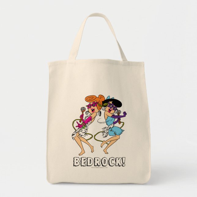 The Flintstones | Wilma & Betty Rock Stars Tote Bag (Front)