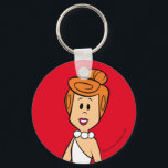 The Flintstones | Wilma Flintstone Key Ring<br><div class="desc">Check out Wilma Flintstone smiling.</div>