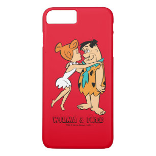 The Flintstones   Wilma Kissing Fred iPhone 8 Plus/7 Plus Case