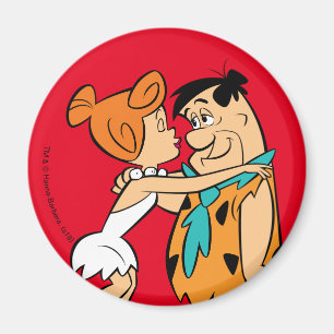 The Flintstones   Wilma Kissing Fred Magnet