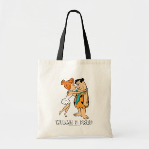 The Flintstones   Wilma Kissing Fred Tote Bag