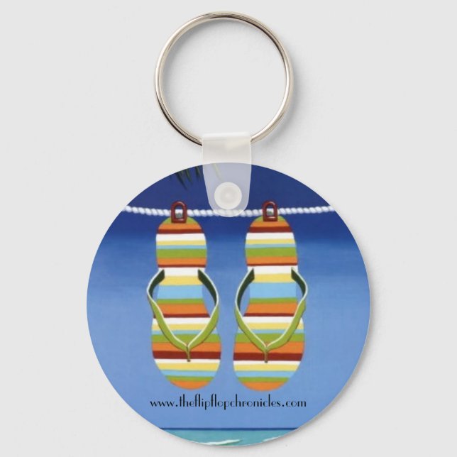 The Flip Flop Chronicles Keychain (Front)