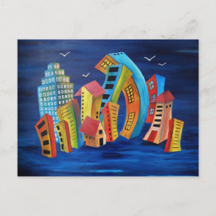 The Floating City Postcard