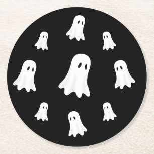 The Floating Ghost- Round Paper Coaster