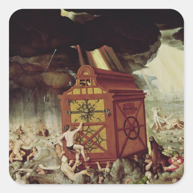 The Flood, 1516 Square Sticker (Front)