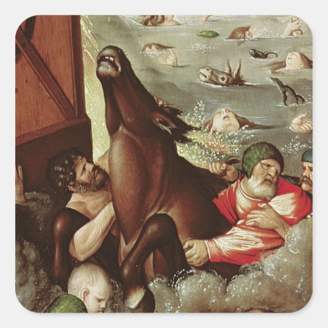 The Flood, 1516 Square Sticker (Front)