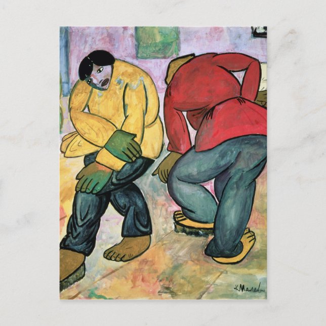 The Floor Polishers, 1911 Postcard (Front)